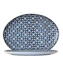 Luminarc Candour Azure Oval Platter, 14.25 inch -- 12 per case.