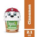 Good2grow Cinnamon Oat and Wheat Biscuits Toddler Snacks, 2.1 Ounce Cup - 6 per case
