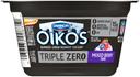 Oikos Organic Triple Zero Mixed Berry Nonfat Greek Yogurt, 5.3 Ounce -- 12 per case.