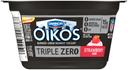 Oikos Triple Zero Strawberry Greek Yogurt, 5.3 Ounce -- 12 per case.