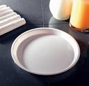 Yoshi Ware Emi Deli Max Black Round Platter, 12 inch -- 25 per case.