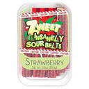 Zweet Insanely Strawberry Sour Belts, 10 Ounce -- 24 per case