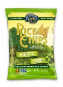 Lundberg Fiesta Lime Rice Chips, 1.5 Ounce -- 24 per case.