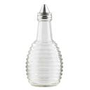 Tablecraft Beehive Collection Glass Oil and Vinegar Bottle, 6 Ounce Capacity -- 12 per case