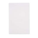 Tablecraft Polyethylene 12 x 18 inch White Flexible Cutting Mat, 6 count