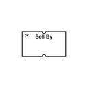 Daymark DuraMark DM3 1 Line White Sell By Date Coder Label -- 8 rolls per case.