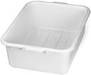 Tablecraft White Tote Box Bus Tub, 7.5 Gallon -- 12 per case