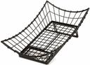 Tablecraft Black Rectangle Transformer Basket, 21 x 13 x 5.5 inch -- 4 per case