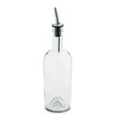 Tablecraft Oil Bottle with Stainless Steel Pourer, 17.5 Ounce -- 12 per case.