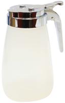 Tablecraft Polypropylene Modern Syrup Dispenser with Chrome Plated Metal Top, 10 Ounce -- 12 per case