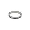 Gobel Stainless Steel Tart Ring with Rolled Edges, 6.7 inch Diameter