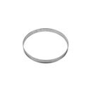 Gobel Stainless Steel Tart Ring with Rolled Edges, 9.1 inch Diameter
