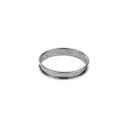 Gobel Stainless Steel Deep Tart Ring with Rolled Edges, 5.9 inch Diameter