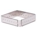 Gobel Stainless Steel Adjustable Extendable Cake Frame, 28 x 16 x 4,5 centimeter
