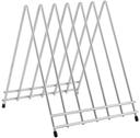Winco 6 Slots Chrome Plated Cutting Board Rack -- 6 per case