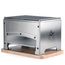 Louis Tellier Brasero 1 Side Closed Barbecue Table, 12.6 inch x 8.7 inch x 8.5 inch