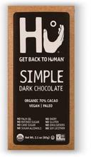 Hu Dark Chocolate Simple Bar, 2.1 Ounce -- 24 per case