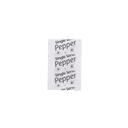 Single Serv Flat Pepper Packets, 0.1 Gram -- 6000 per case.