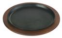 Lodge Walnut Stain Round Wood Underliner, 11 inch -- 6 per case.