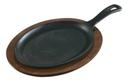Lodge Oval Serving Griddle, 10 x 7.5 inch -- 6 per case.
