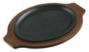 Lodge Cast Iron Handleless Oval Serving Griddle -- 6 per case.