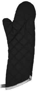 Intedge Black Charcoal Oven Mitt, 15 inch 