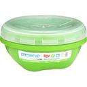 Preserve Plastic Apple Green Round Small Food Storage Container, 19 Ounce Capacity -- 12 per case