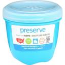 Preserve Plastic Aquamarine Round Mini Single Food Storage Container, 8 Ounce Capacity -- 12 per case