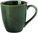 Yanco Green Gem Color Glazed Porcelain Green Mug, 12 Ounce -- 36 per case