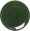 Yanco Green Gem Color Glazed Porcelain Green Round Plate, 8 x 1 inch -- 36 per case