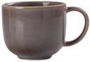 Yanco Peacock Color Glazed Porcelain Gray Coffee Cup, 8 Ounce -- 36 per case