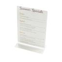 Cal-Mil Classic Upright Tabletop Cardholder, 5 x 0.25 x 7 inch