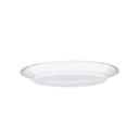 Cal-Mil Clear Round Shallow Tray, 15 inch Diameter