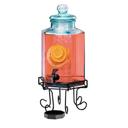 Cal-Mil Octagon Glass Beverage Dispenser, 2 Gallon Capacity
