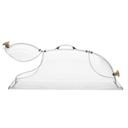 Cal-Mil Classic Clear Dome Display Cover with Double End Opening and Doors, 12 x 20 x 7 1/2 inch -- 4 per case