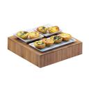 Cal-Mil Bamboo Cube Riser, 12 x 12 x 3 inch