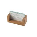 Cal-Mil Bamboo U Frame Table Top Card Holder, 3.5 x 1 x 2 inch -- 6 per case