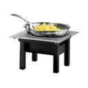 Cal-Mil One by One Black Square Modern Chafer Alternative, 12 x 12 x 7 inch
