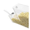 Cal-Mil Classis Acrylic Stackable Topping Dispenser with Notch Lid, 4 x 11 x 7 inch -- 2 per case