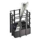 Cal-Mil Soho Black Flatware Display, 4 x 4 x 4.5 inch