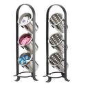Cal-Mil Black Soho 3 Tier Cylinder Display, 8.75 x 8.5 x 21 inch