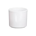 Cal-Mil White 64 Ounce Round Melamine Utensil Holde, 6.75 inch Dia x 6.25 inch Height -- 4 per case