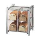 Cal-Mil Black One by One 4 Drawer Acrylic Bread Case, 14 x 14.75 x 15.625 inch