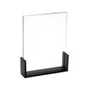Cal-Mil Midnight Bamboo U Frame Table Top Card Holder, 8 x 1.5 x 12 inch