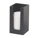 Cal-Mil Midnight Bamboo Single Countertop Cup and Lid Organizer, 4.5 inch Width x 4.5 inch Depth x 8 inch Height