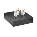 Cal-Mil Midnight Bamboo Cube Riser, 12 x 12 x 3 inch