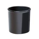 Cal-Mil Black 64 Ounce Round Melamine Utensil Holde, 6.75 inch Dia x 6.25 inch Height -- 4 per case