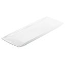 Cal-Mil White Porcelain Long Rectangle Gourmet Display Platter, 23 x 7 x 1 inch -- 3 per case
