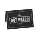Cal-Mil Chalkboard Beverage Sign with Hot Water Print, 3 x 2 x 2 inch