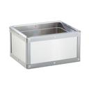Cal-Mil Urban Stainless Steel Ice Housing with Clear Pan, 12.75 x 10.75 x 6.75 inch